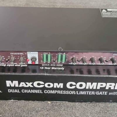 BBE MaxCom Dual-Channel Compressor/Limiter/Gate | Reverb