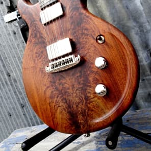 Rukavina Double Cutaway Guitar - Bookmatched Black Walnut image 4
