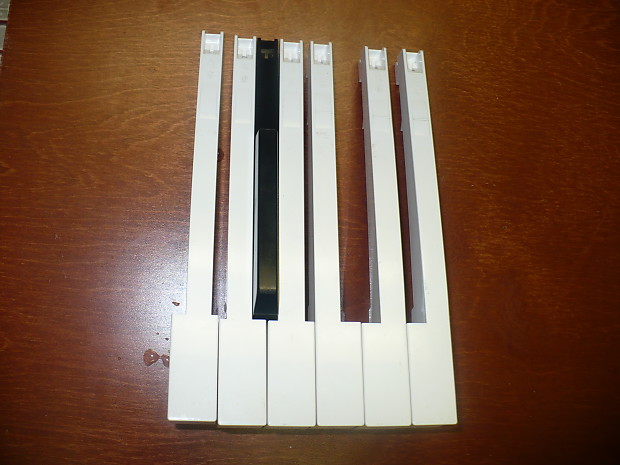White and Black weighted keys for Korg Kronos 73 88 , M3 , M50 and Korg PA588 image 1