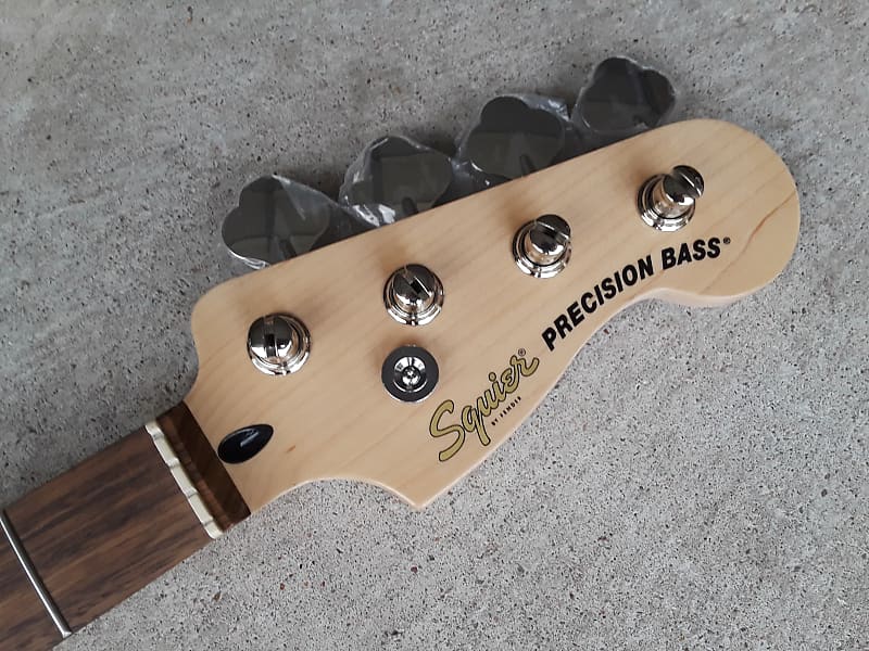 2023 Fender Squier Precision Bass Guitar Neck + Tuners Reverb