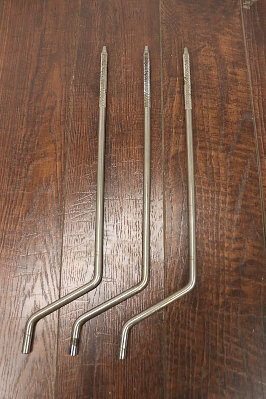 Ludwig Nickel Floor Tom Drum Leg 3pk Vintage 1960's Reverb