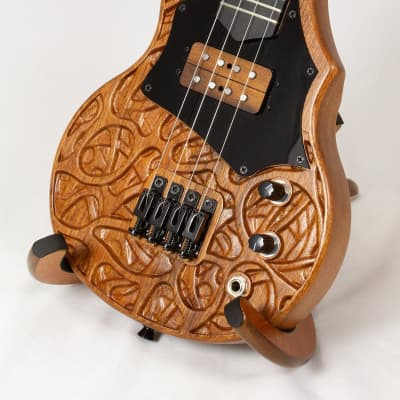 Sparrow 3D Carved Roots Tenor Steel String Electric Ukulele (Built to order, ships in 14 days) image 4