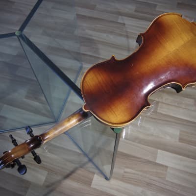 1960s USA 4/4 Violin Stradivarius Copy Brown Varnish Nice Original