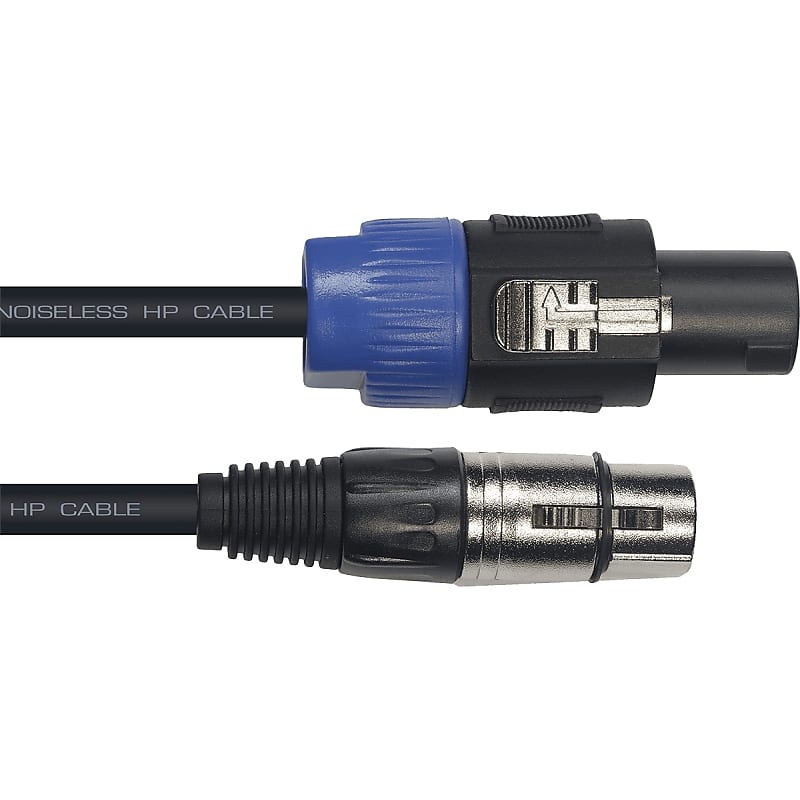 YELLOW CABLE ADAPTATEUR JACK M 6.35/XLR FEM. X2