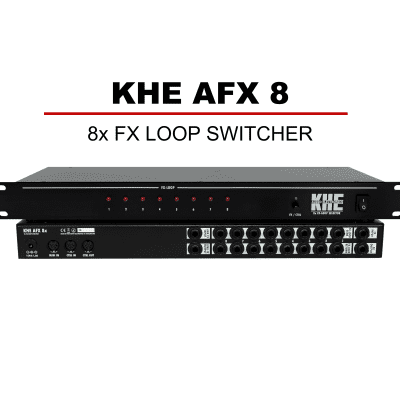 KHE Audio | ASX 8 | Guitar Amplifier Speaker Cabinet Switcher
