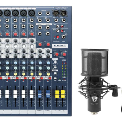 Soundcraft EPM8 Recording/Live Sound Mixing Board Mixer For Church
