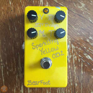 ギター Bearfoot Sparkling yellow od 3 Bearfoot FX Sparkling Yellow OD3 (SYOD) | Reverb Austria