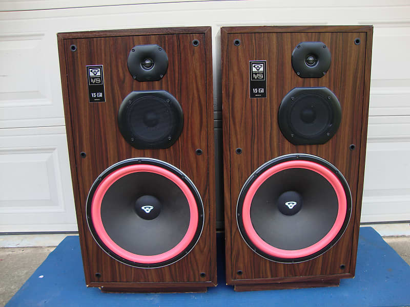 Cerwin Vega VS-150 Large 3-way Floor Speakers -15&quot; Woofer -Reconditioned  			