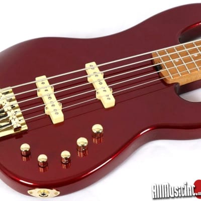 Charvel Pro Mod San Dimas 5-String Candy Apple Red Electric Bass Guitar image 3