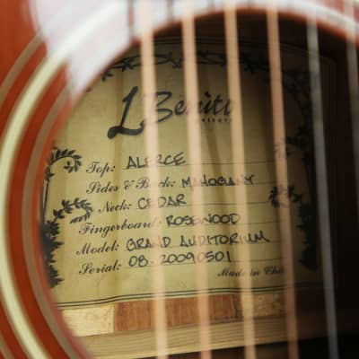 2008 L'Benito Grand Auditorium Used Acoustic Guitar Made by Taylor Employee - Super Clean, w/ Case! image 20
