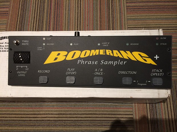 Boomerang Phrase Sampler + 2004 Black image 1