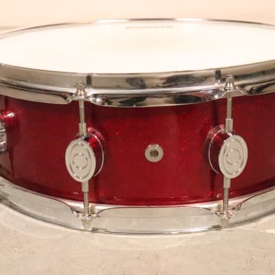 Pacific CX Series 5x14 Snare Drum Red Sparkle image 5