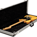 Fender G&G Deluxe Strat/Tele Hardshell Case, Black Tweed with Black Interior New