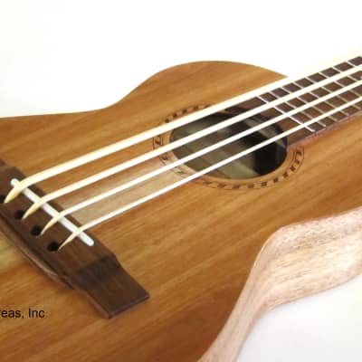APC Professional Ukulele Bass Solid Koa Wood w/ Gig Bag image 3