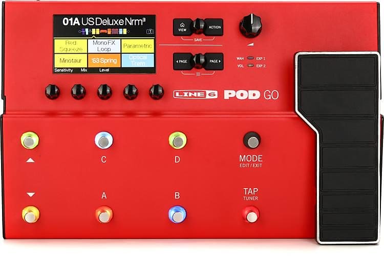 美品】LINE6 POD GO Limited Edition Red-