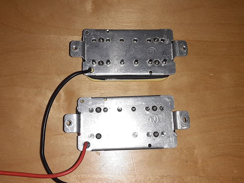 Dean DMT Series Time Capsule zebra humbucker set | Reverb