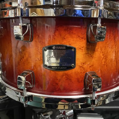 Yamaha John JR Robinson Signature Snare Drum Amber Sunburst image 1