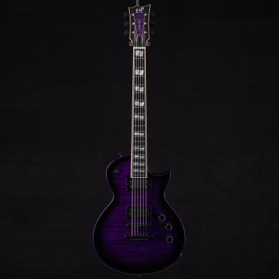 ESP USA Eclipse FM BH Single-cut Dark Purple Sunburst 242 image 8
