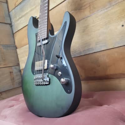 Ibanez Premium EH-10 Erick Hansel Signature Electric Guitar - Transparent Matte Green w/ Gig Bag image 2