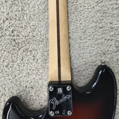 Fender American Performer Mustang Electric Guitar w/Deluxe Bag - 3-Tone Sunburst image 6
