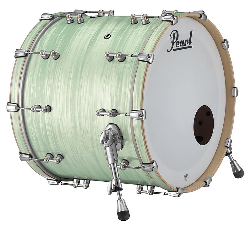 Pearl Music City Custom Reference Pure 22x20 Bass Drum, #414 Ice Blue Oyster ICE image 1