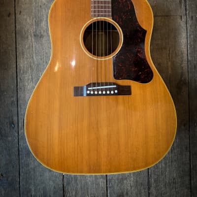 1955 Gibson J 50 Acoustic - Natural finish & hard shell case for sale