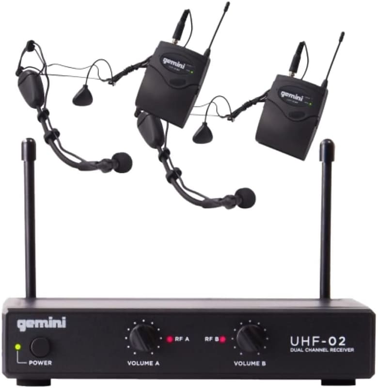 Gemini, Single Wireless Microphone System, Professional Handheld Long Range  (150 Ft) Mic Set for DJ, Church, Karaoke, Gym, XLR Connector, 1 microfono