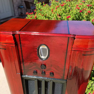 Philco 660X Antique Radio Custom Guitar Amp Cabinet with Eminence Legend EM12 12" Speaker image 9