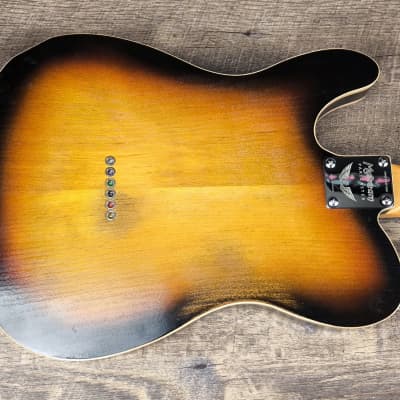 MyDream Partcaster Custom Built - Chambered Alder / Ash Sunburst T Modern image 3