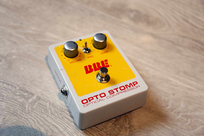 BBE Opto Stomp pedal Optical Guitar / Bass Compressor Reverb