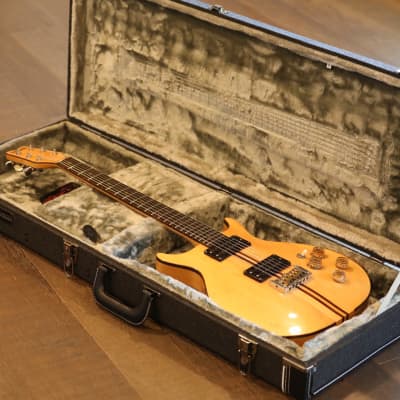 1979 Washburn Wing Series Falcon Natural Double-Cut Neck-Through Electric Guitar + Hard Case image 21