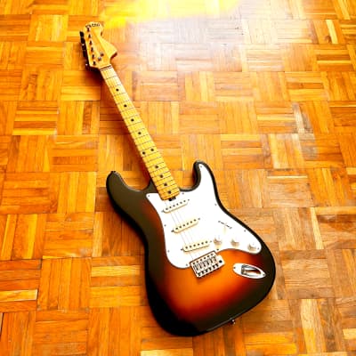 Toledo (by Aria) vintage strato-style electric guitar probably made in Japan in early 1970s! Low Action! image 2