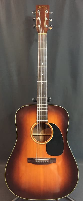 Vintage 1977 Martin D-18 Dreadnought Acoustic Guitar Sunburst w/ OHSC