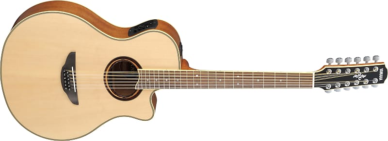 Yamaha APX700II-12 String Acoustic Electric Guitar (Natural) | Reverb
