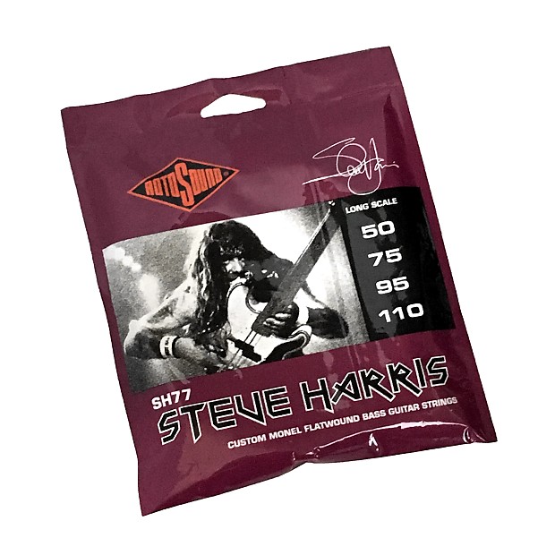 Rotosound SH77 Steve Harris Signature Flat Wound Bass Strings Reverb