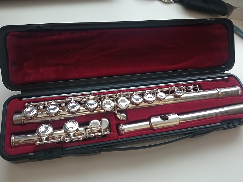 Yamaha YFL-211 Student Flute 1990s - Silver image 1