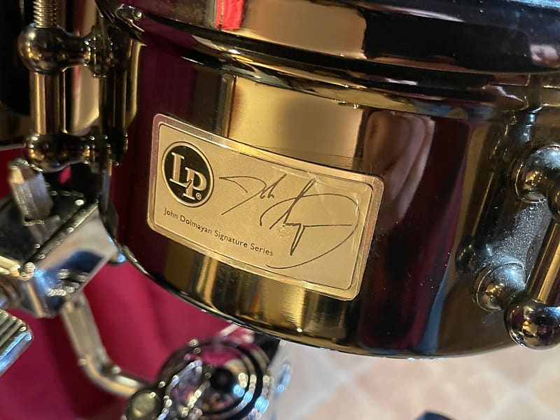 米国LP社-プロ・パーカッショニストLP-Jembe4 LP John Dolmayan Signature Mini Timbales Black Latin