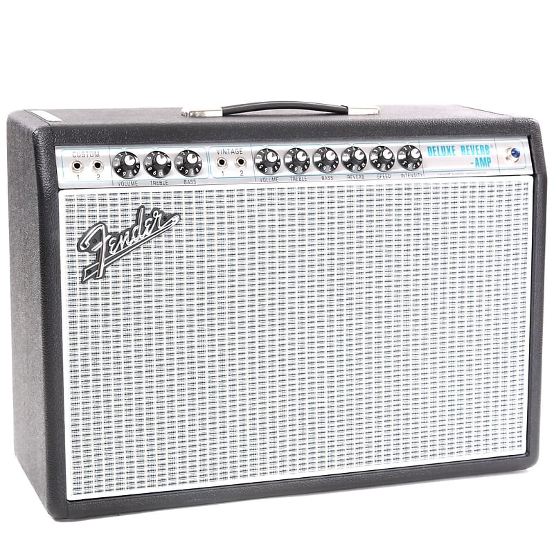 Fender '68 Custom Deluxe Reverb 2-Channel 22-Watt 1x12" Guitar Combo image 1