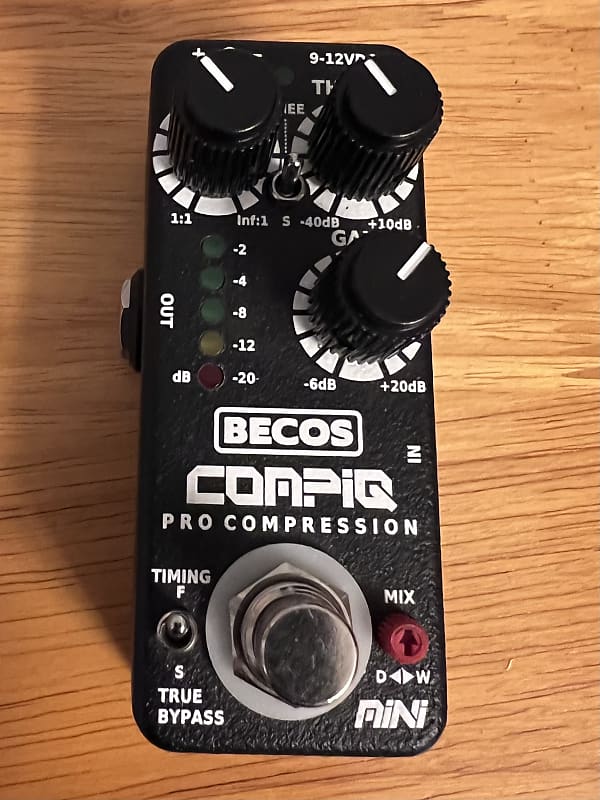 Becos CompIQ MINI Pro Compressor for guitar and bass | Reverb