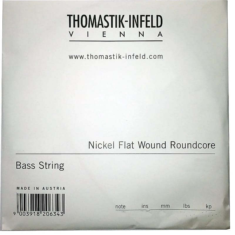 Thomastik-Infeld JF34003 Jazz Flat Wound Nickel Roundcore Bass Guitar String - C (.33) image 1