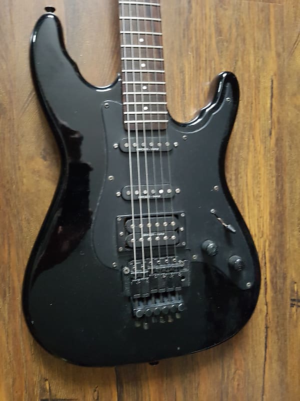 Aria Pro II Hellion R Superstrat 1980s Black :: STOCK SaLE