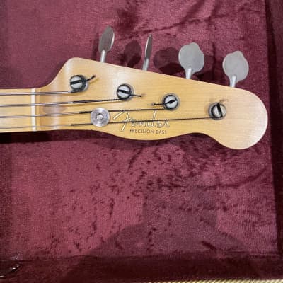 One-of-a-kind Custom Precision Bass Style 2018 Gold Leaf image 8