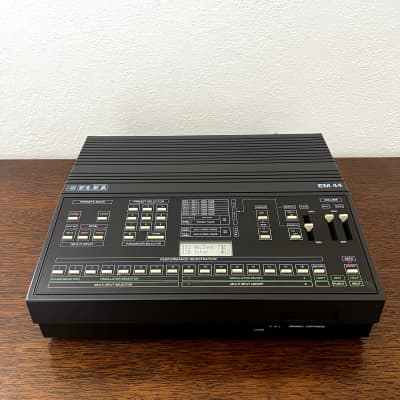 Elka EM-44 (Italy, 1986) Super rare desktop synthesizer! Just serviced! New battery and new capacitors with PDF Manuals! Yamaha DX7 Style!