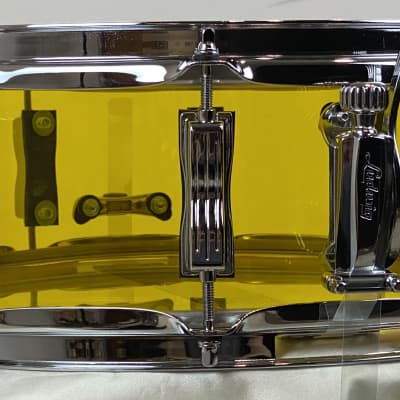 Ludwig 18/12/14/5x14" Vistalite Jazzette Drum Set - Yellow Vistalite w/ Exclusive 18" BD! image 17
