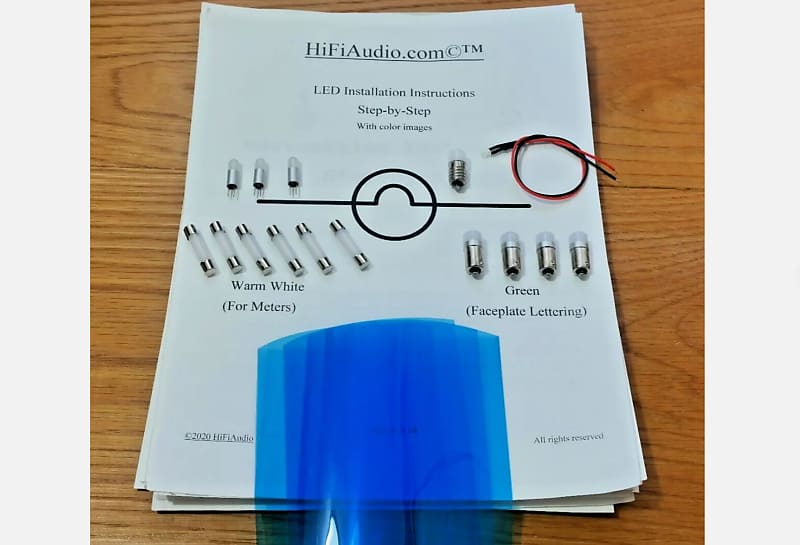 McIntosh MC2125 bulbs lamps lights  			