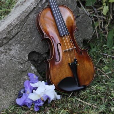 ★Old Guarnerius Style Master Violin 4/4 Vintage Joseph Guarnerius Copy 4/4 Violin w/ Carved Head