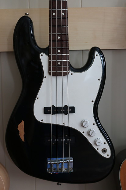 Squier By Fender Jazz Bass J-Bass Made In Mexico MIM Relic
