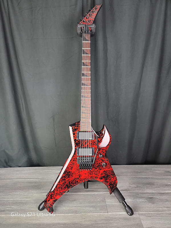 2022, Jackson Death angel Custom Blood Splatter