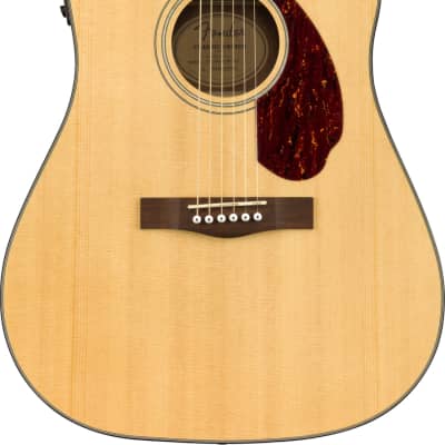 Fender CD-140SCE Dreadnought Acoustic-Electric Guitar, Natural w/ Hard Case image 1