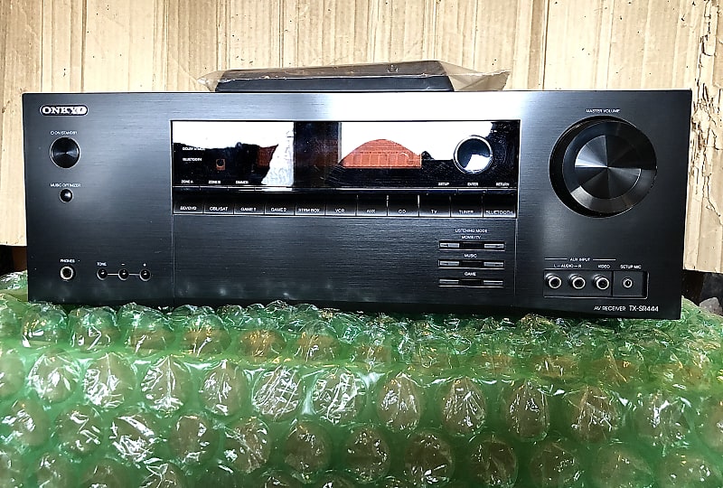 Onkyo TXSR444 7.1 Channel 4K Ultra HD A/V Receiver Reverb